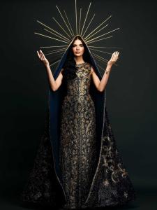 Maria Gabriela Lacerda homenageou Nossa Senhora Aparecida no Miss Universo