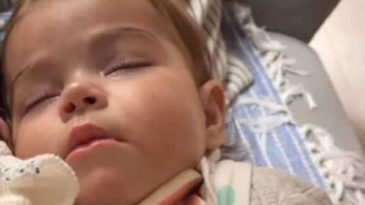 Maria Guilherme, que completou 1 ano em junho, chegou a ser internado no mês passado