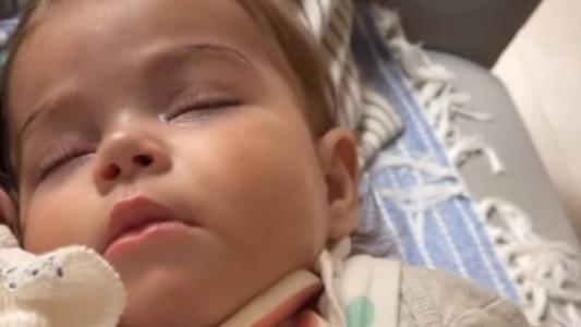 Maria Guilherme, que completou 1 ano em junho, chegou a ser internado no mês passado