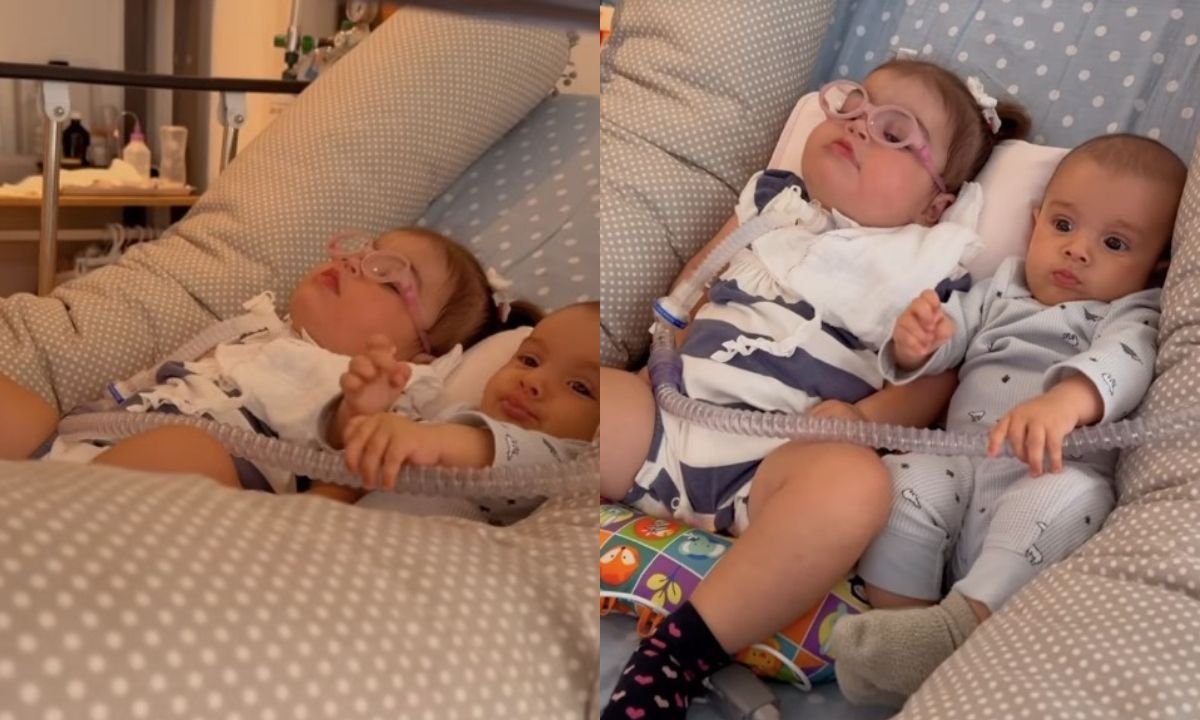 Após viagem a SC, Letícia Cazarré mostra reencontro de Maria Guilhermina com irmão