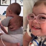 Juliano Cazarré mostra momento fofo de Maria Guilhermina com irmão caçula