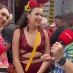Maria Sabrina, filha do Wando, participa do bloco em BH com música 'O importante é ser fevereiro' 