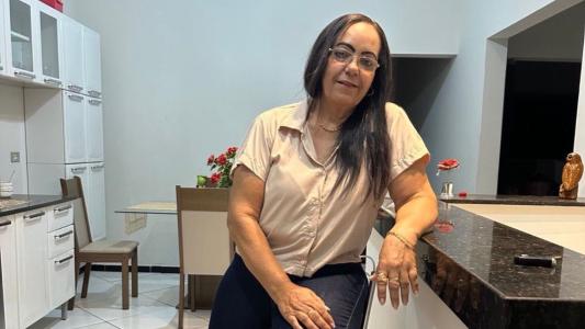Maria Sueli sonhava em construir sua casa própria e conhecer o mar
