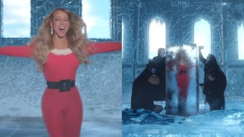 Mariah Carey brinca sobre se 'descongelar' para o Natal
