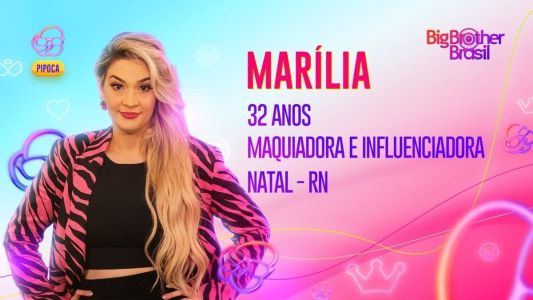 Marília é a oitava Pipoca anunciada para o BBB 23