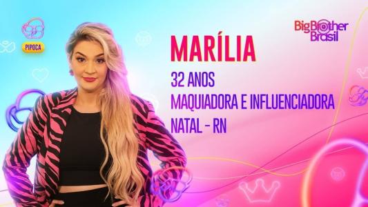 Marília é a oitava Pipoca anunciada para o BBB 23