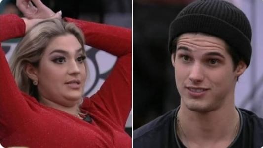 Marília e Gabriel Fop discutiram na Casa do Reencontro nesta madrugada (22)