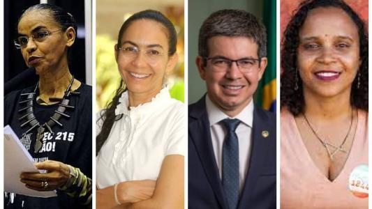 Marina Silva, Heloísa Helena, Randolfe Rodrigues e Ana Paula Siqueira