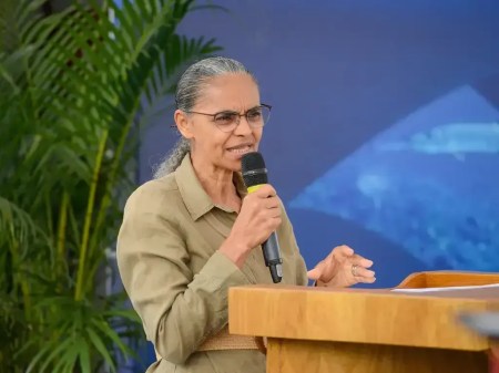A ministra do Meio Ambiente, Marina