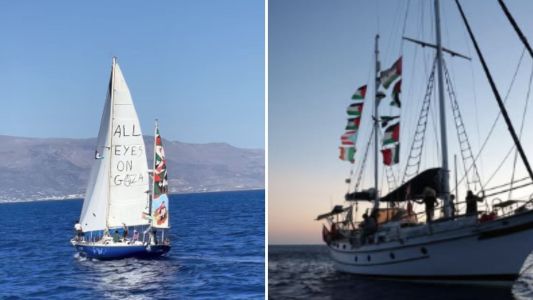 Nas redes sociais, ativistas da Flotilha Global Sumud (GSF) denunciam que a frota foi interceptada