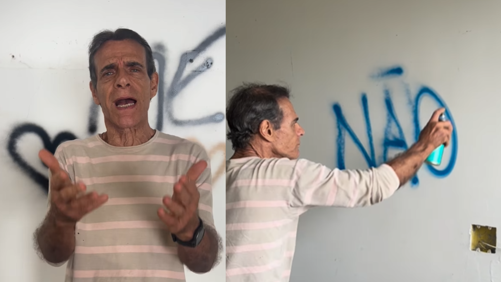 Mário Gomes, ex-ator de 'A Favorita', da TV Globo, é despejado de mansão e protesta nas redes sociais