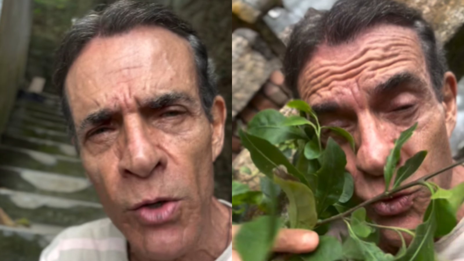 Mario Gomes, ex-ator da Globo, reclama de despejo em novo vídeo: 'Vão ter que me matar'