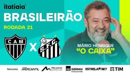 Mário Henrique Caixa vai narrar a partida, pelo Brasileirão, na Arena MRV