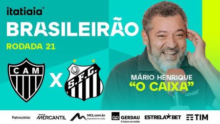 Mário Henrique Caixa vai narrar a partida, pelo Brasileirão, na Arena MRV