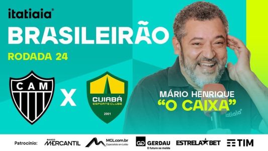 Mário Henrique Caixa narra a partida entre Atlético e Cuiabá