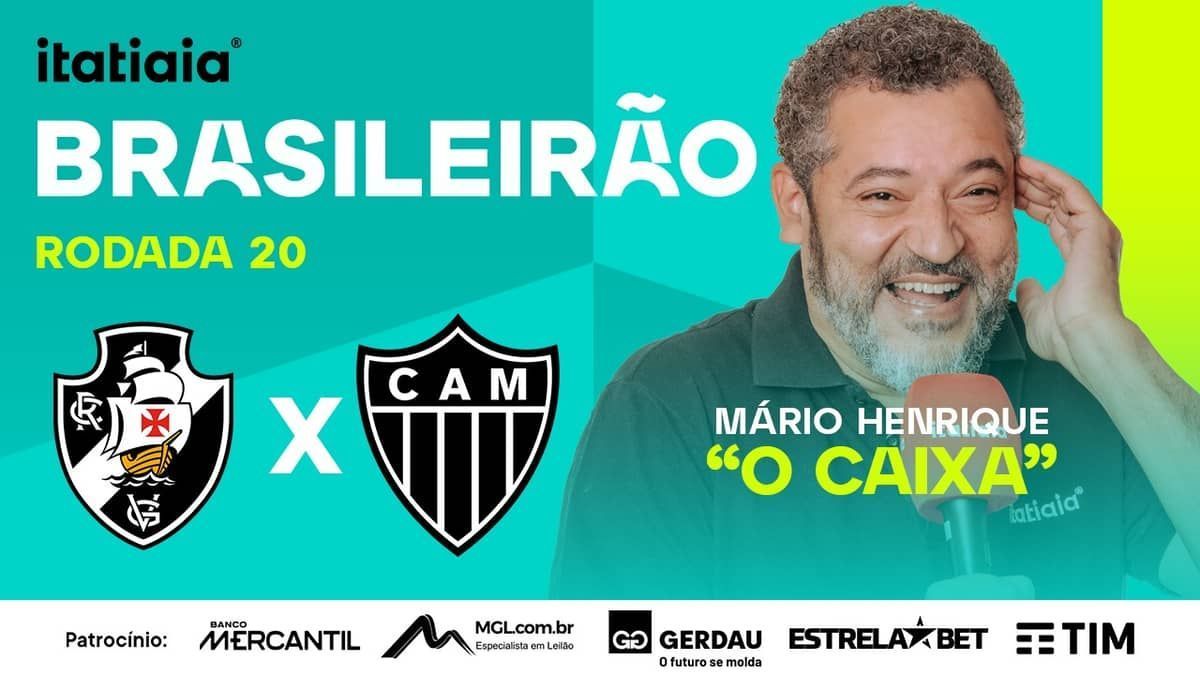 Vasco x Atlético: assista, ao vivo, à transmissão da Itatiaia