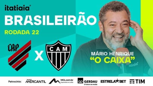 Mário Henrique, o Caixa, vai comandar transmissão de Athletico-PR x Atlético