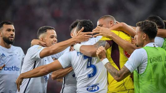 Marlon marcou o gol do Cruzeiro contra o Flamengo