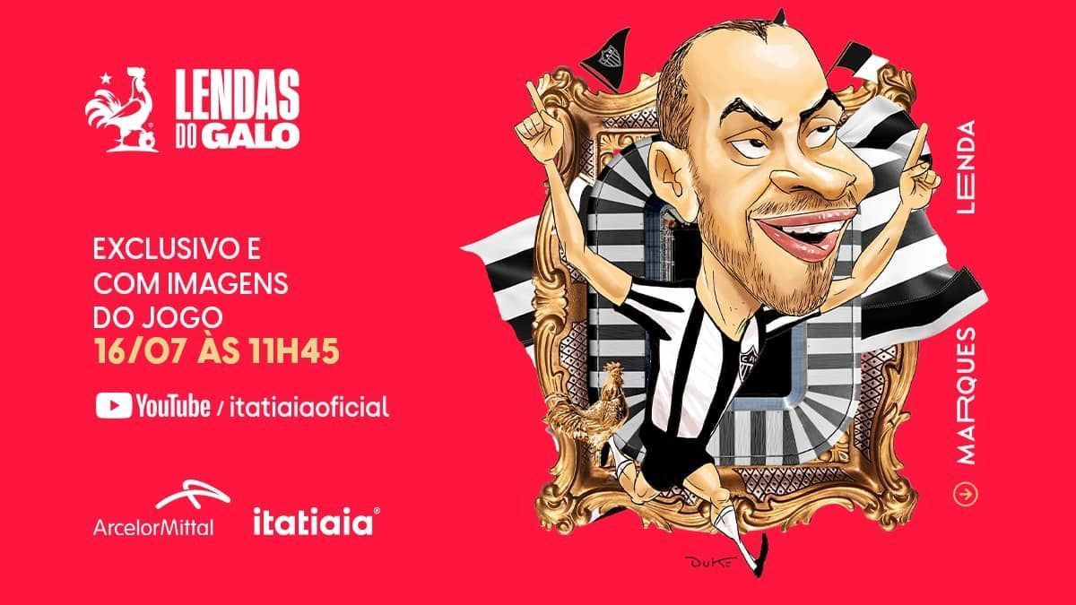 A história de Marques, um dos ídolos do Atlético confirmados no Lendas do Galo