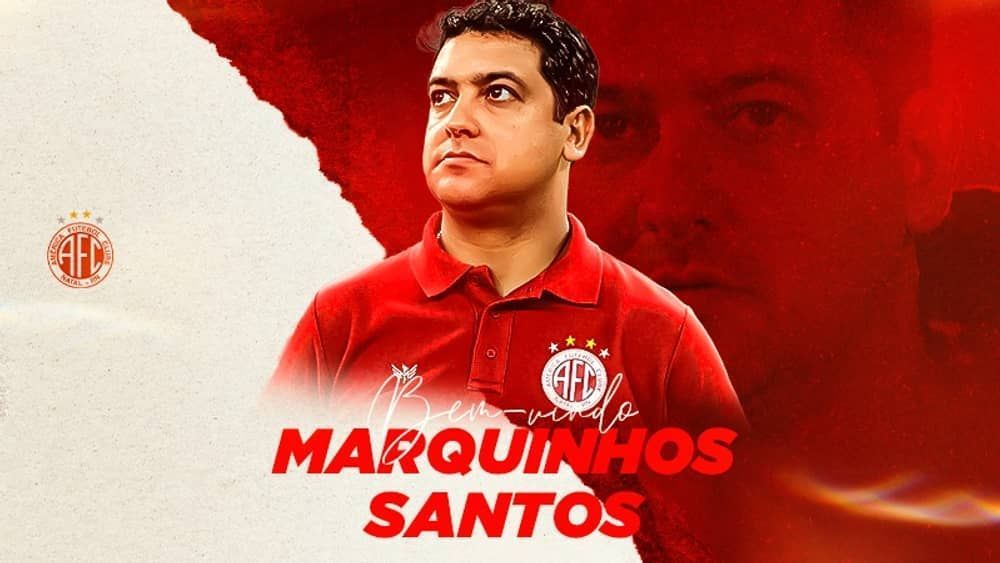 América-RN contrata técnico Marquinhos Santos para temporada 2024