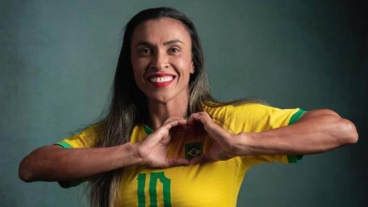Marta pela Seleção Brasileira