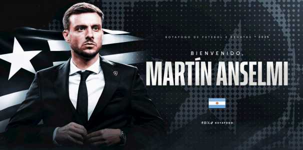 Martín Anselmi é o novo treinador do Botafogo