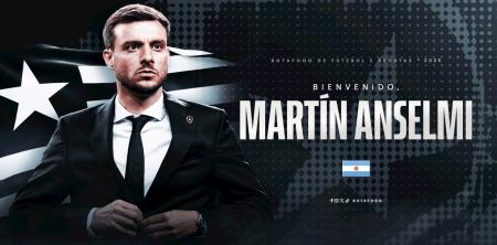 Martín Anselmi é o novo treinador do Botafogo
