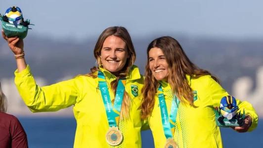 Martine e Kahena conquistaram o bicampeonato na vela