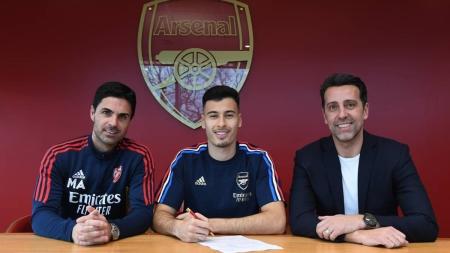 Martinelli é um dos destaques do Arsenal, atual líder do Campeonato Inglês