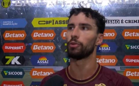 Martinelli após Palmeiras 0 x 0 Fluminense, pela Série A de 2025