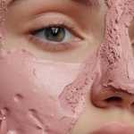 Máscara de argila rosa: limpeza suave para peles sensíveis