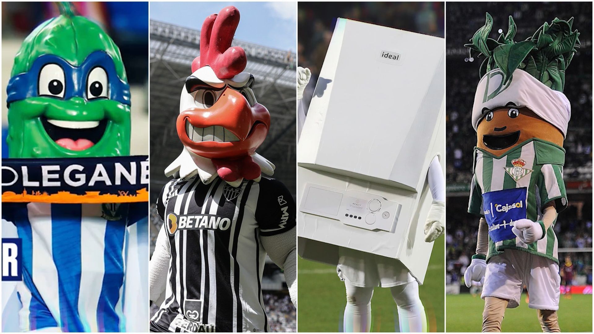 Galo Doido, do Atlético, eleito entre melhores mascotes do futebol mundial