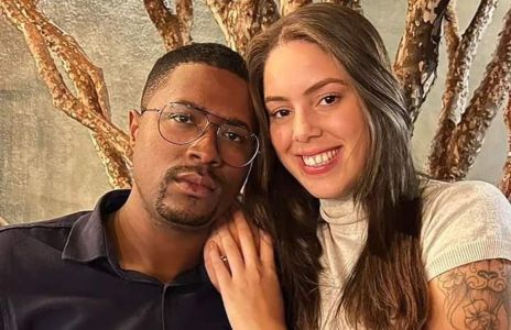 Foto mostra Wallef e Vitória