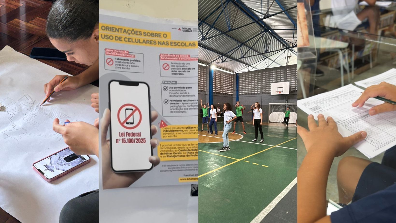 Celular nas escolas: após 3 meses, veja como alunos e professores de BH lidam com proibição