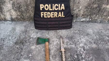 Material apreendido durante a operação