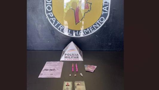 Material encontrado com os criminosos