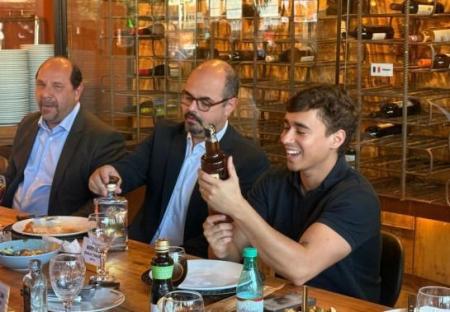 Vice-governador Mateus Simões (PSD) e Nikolas Ferreira (PL)