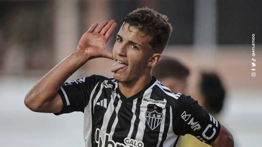 Mateus Iseppe é destaque das categorias de base do Atlético