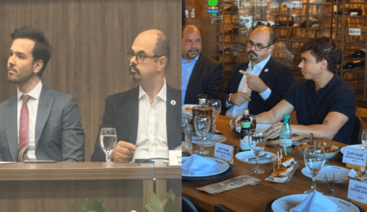 Mateus Simões cumpre agendas