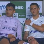Titulares do Cruzeiro saem machucados de jogo com Palmeiras e preocupam
