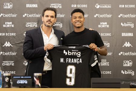 Matheus França é mais um reforço do Vasco nesta janela de transferências