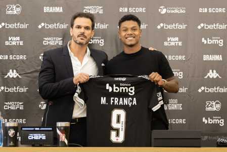 Matheus França é mais um reforço do Vasco nesta janela de transferências