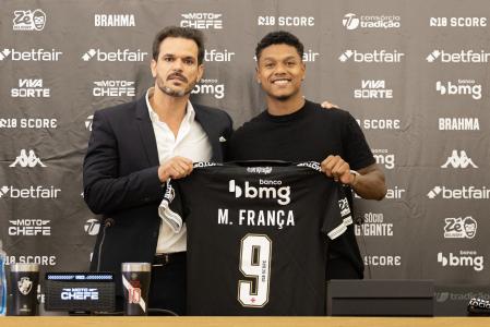 Matheus França é mais um reforço do Vasco nesta janela de transferências