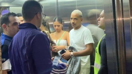 Matheus Pereira acompanha jogo do Cruzeiro no Independência