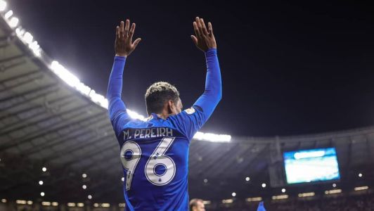 Matheus Pereira durante partida pela Série A do Campeonato Brasileiro
