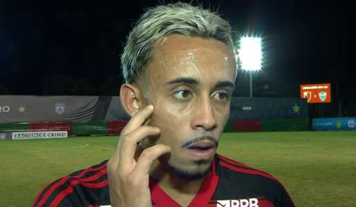 Matheus Gonçalves em entrevista ao Sportv