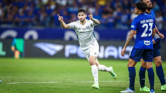 Mathías Villasanti marcou o gol da classificação do Grêmio sobre o Cruzeiro