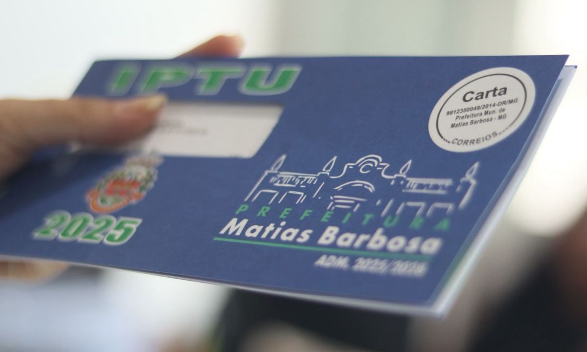 Começa entrega dos carnês do IPTU 2025 em Matias Barbosa (MG)
