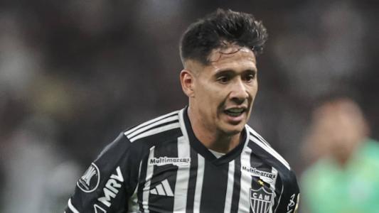 Matías Zaracho em ação contra o Palmeiras, no Mineirão, pela Libertadores
