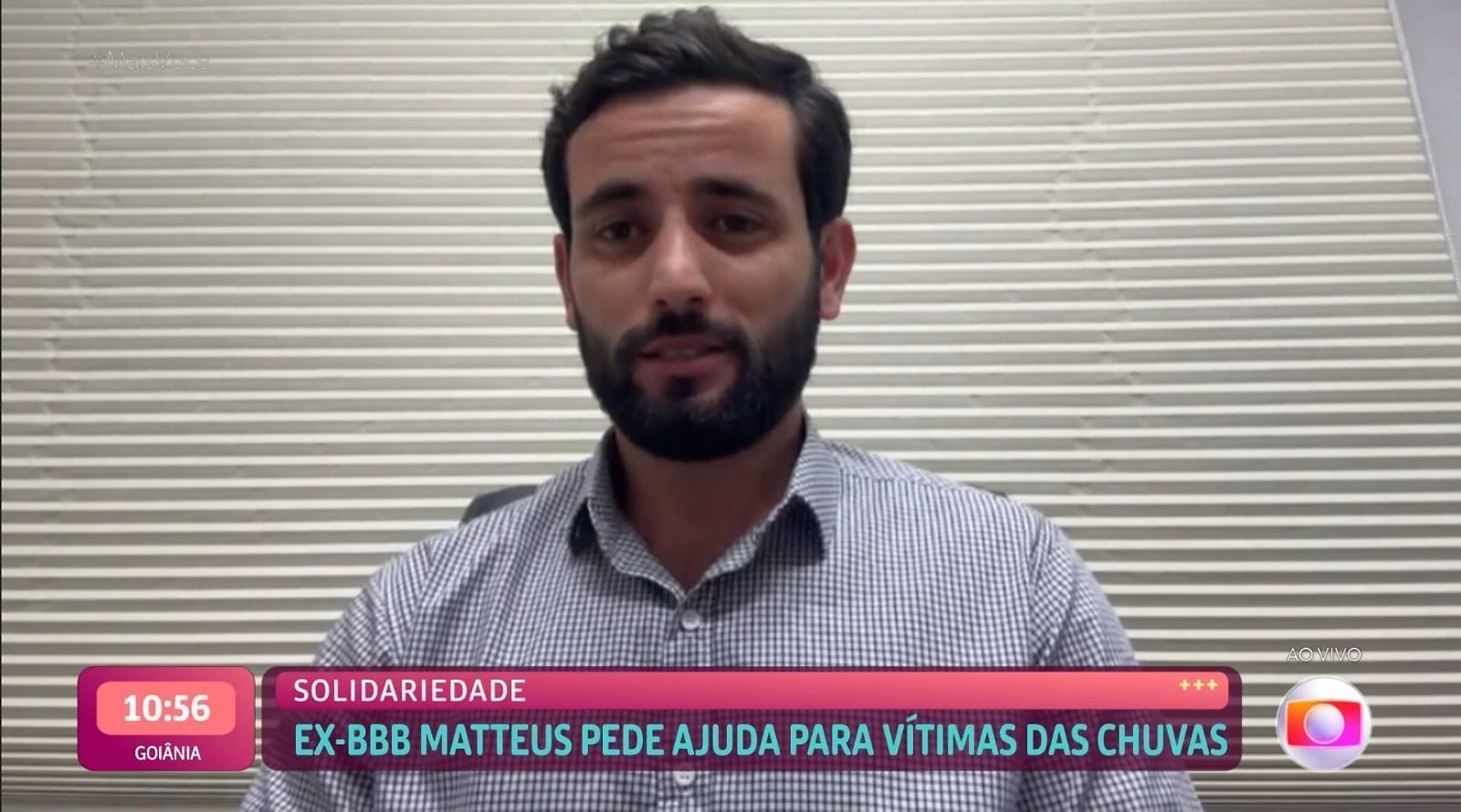 Matteus, do BBB 24, faz desabafo sobre enchentes no RS: 'de mãos atadas'